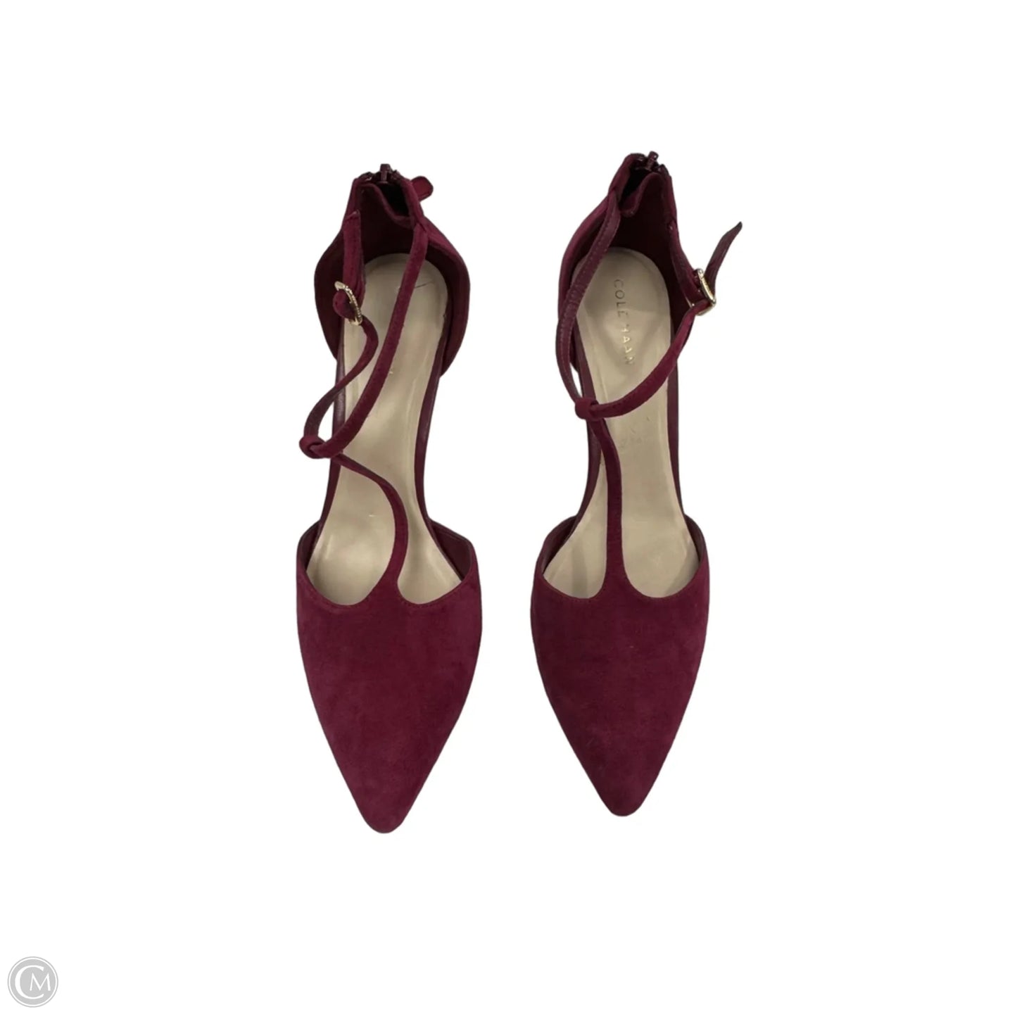 Shoes Heels Stiletto By Cole-haan In Maroon, Size: 7.5