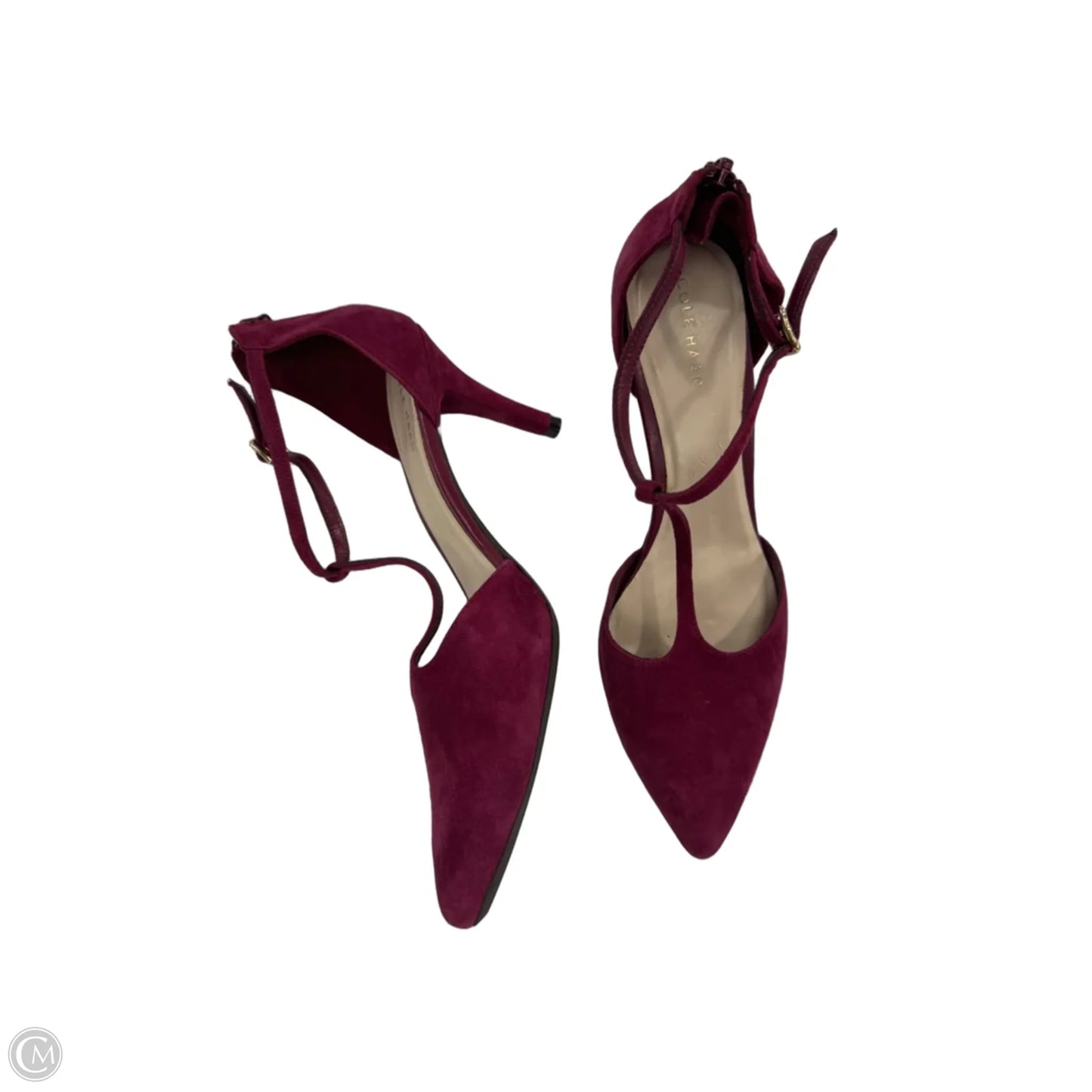 Shoes Heels Stiletto By Cole-haan In Maroon, Size: 7.5