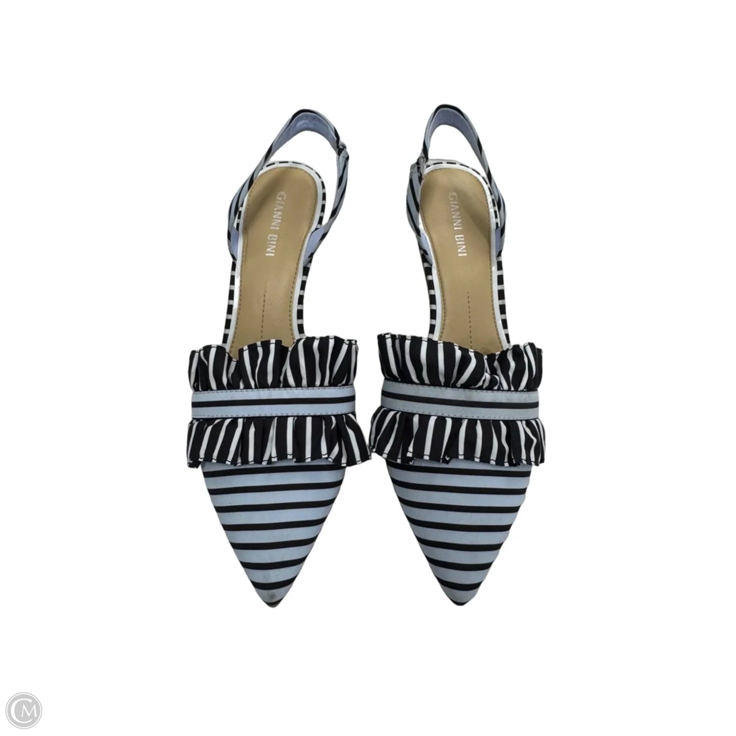 Shoes Heels Stiletto By Gianni Bini In Black & Blue, Size: 7