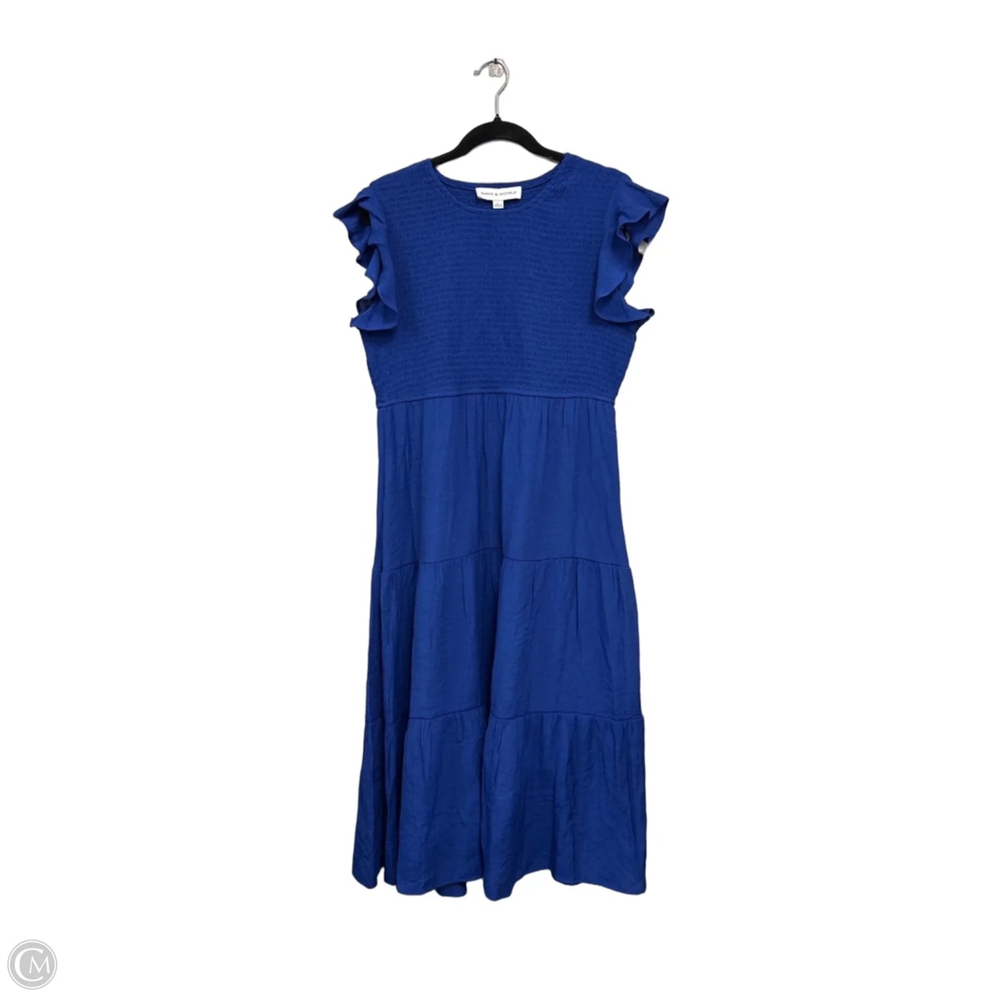 Dress Casual Midi By Emma And Michele In Blue, Size: L