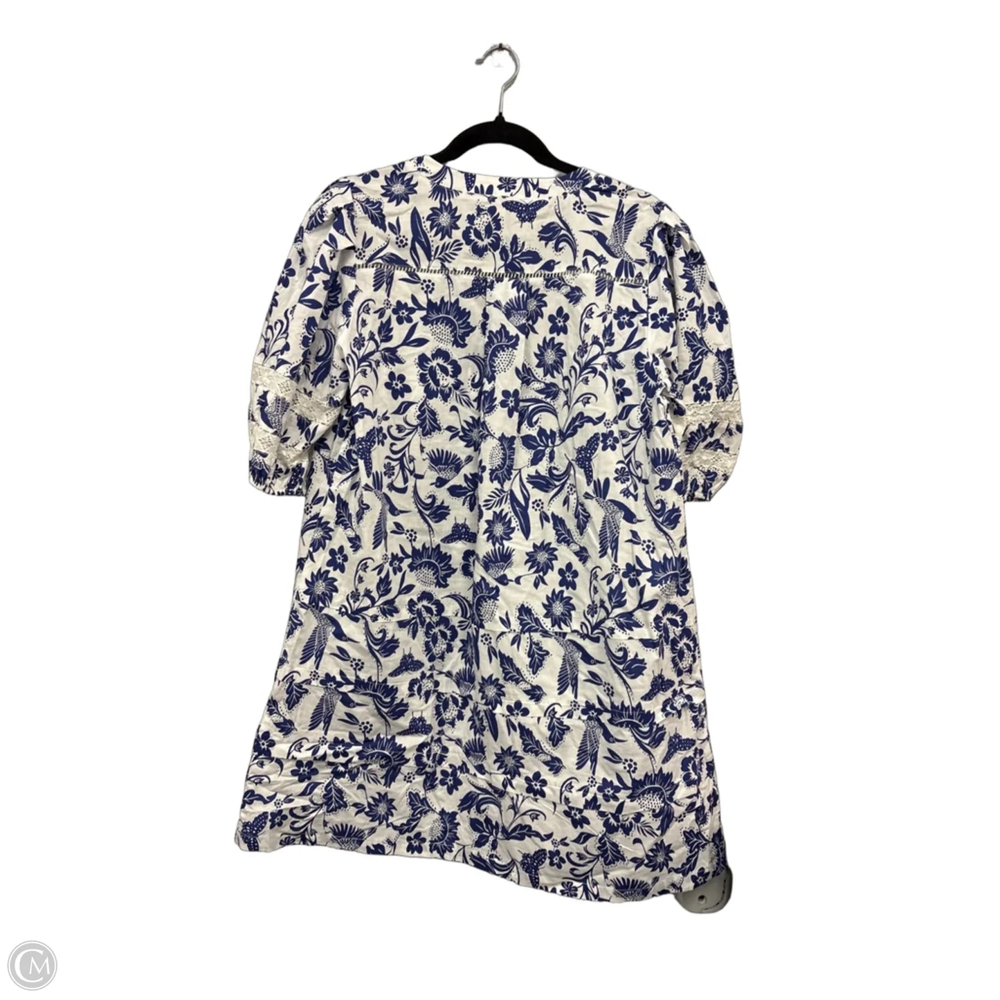 Dress Casual Short By Pinch In Blue & White, Size: L