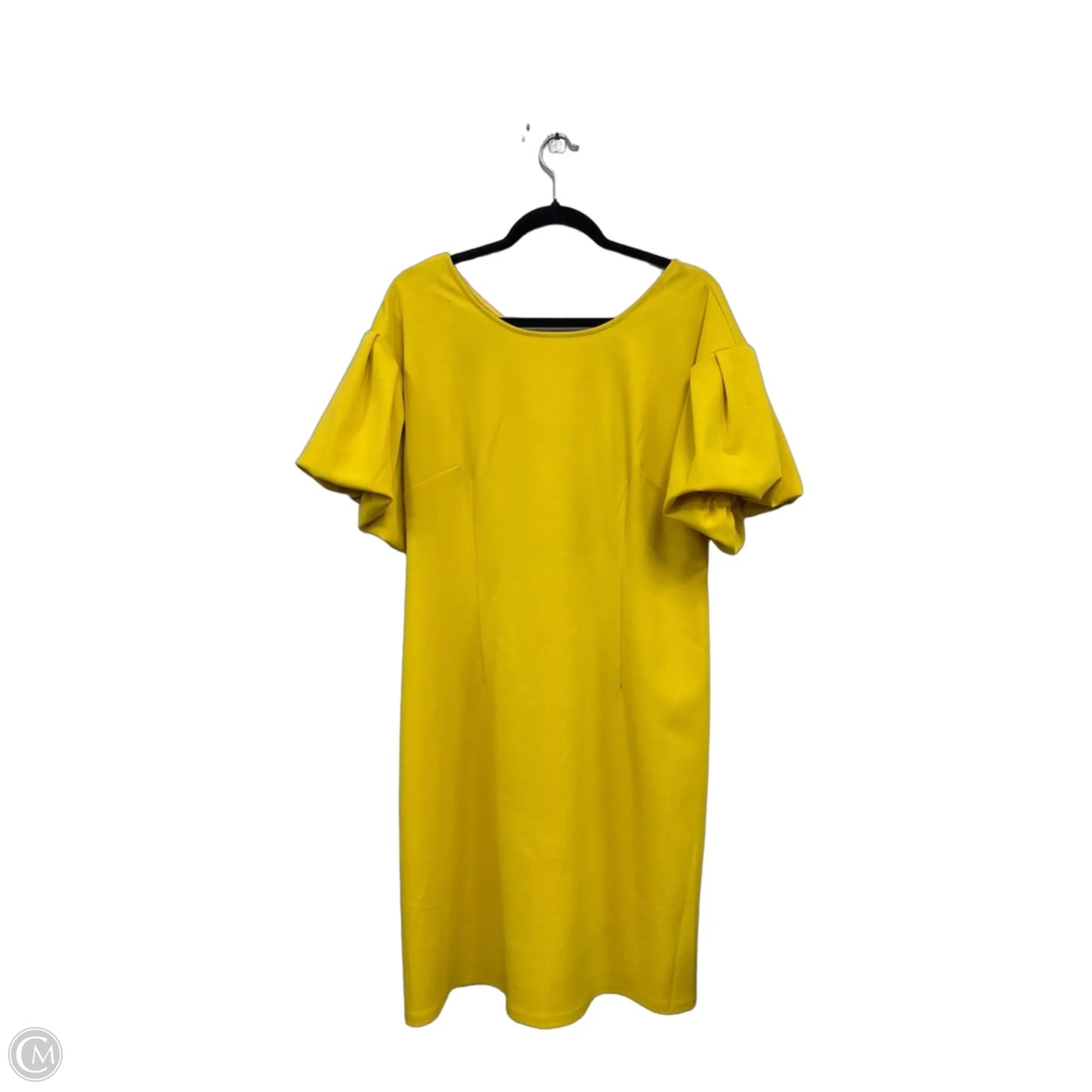 Dress Casual Short By Glamour In Gold, Size: 16