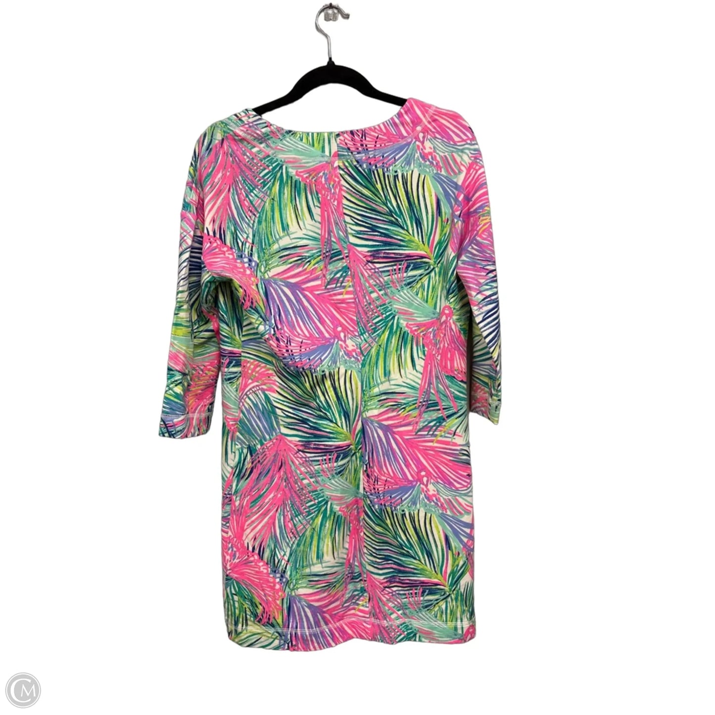 Dress Designer By Lilly Pulitzer In Green & Pink, Size: S