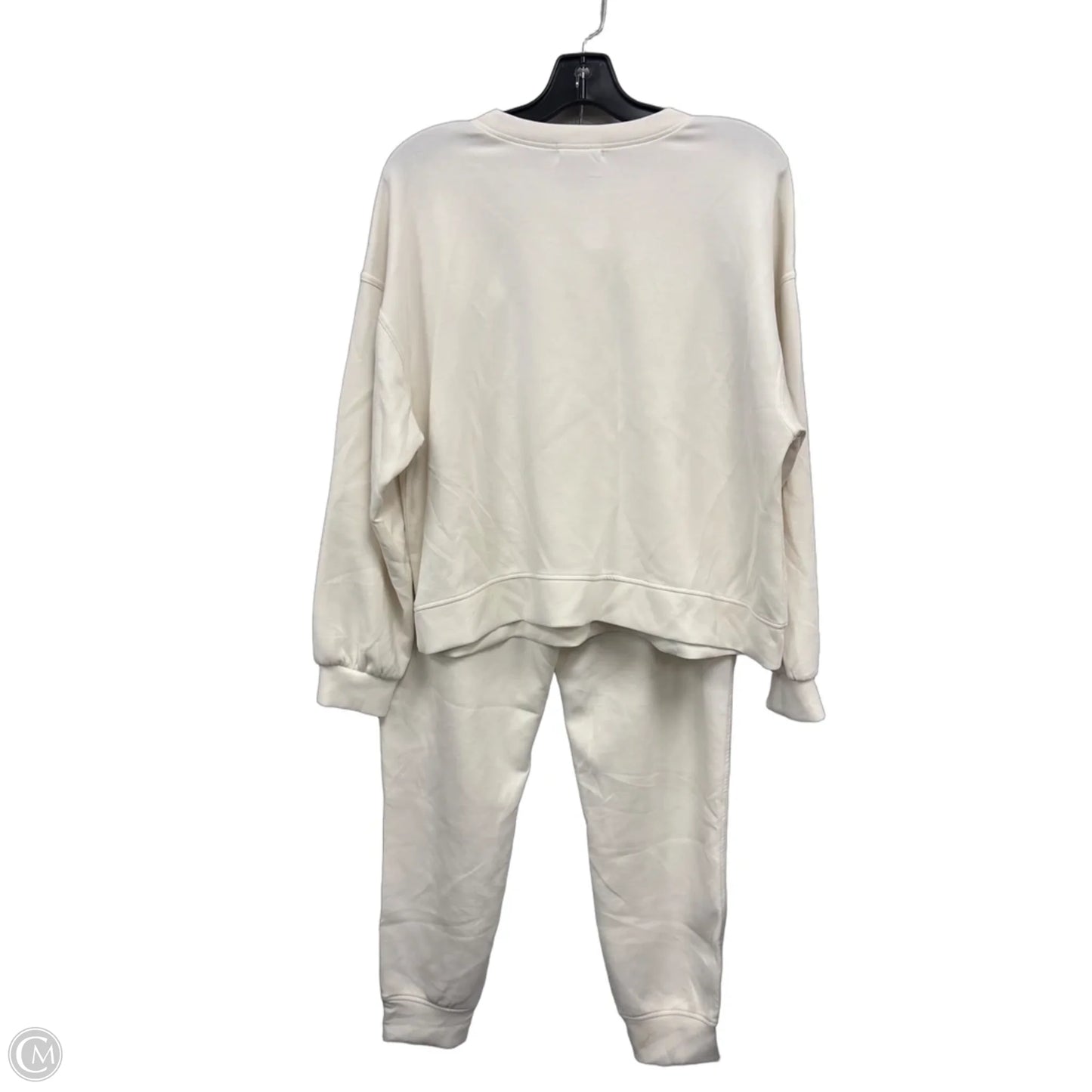 Pants Set 2pc By Mary Square In Cream, Size: L