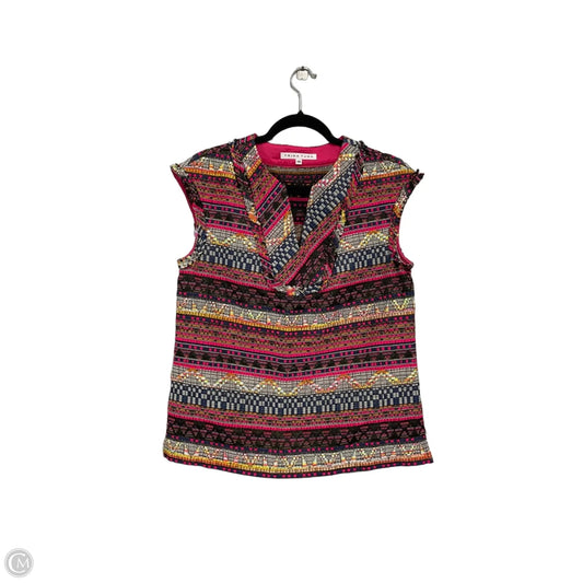 Top Sleeveless By Trina Turk In Blue & Pink, Size: M