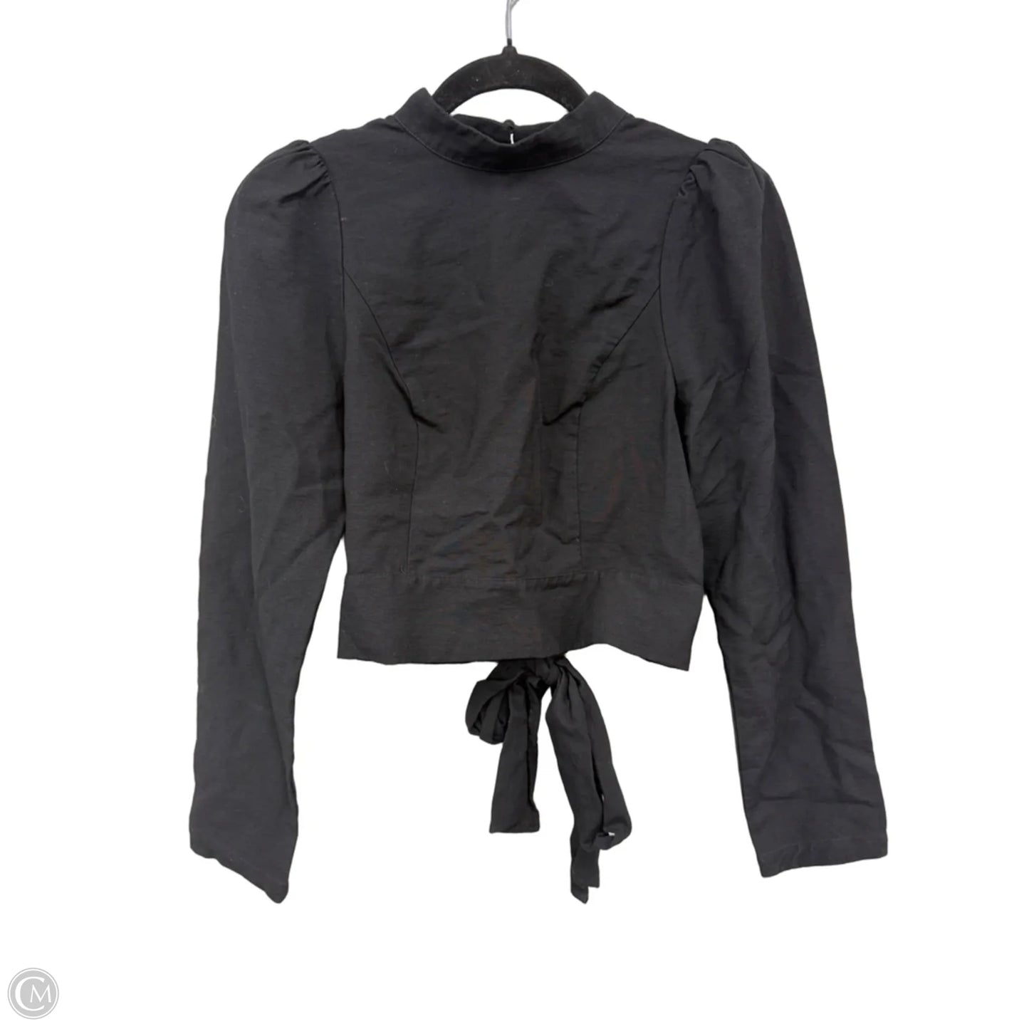 Top Long Sleeve By Maeve In Black, Size: 6