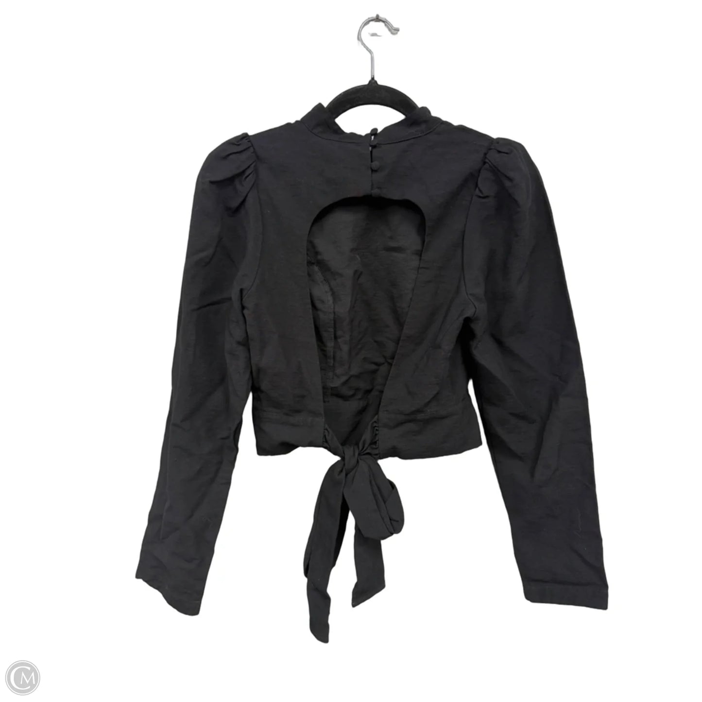 Top Long Sleeve By Maeve In Black, Size: 6