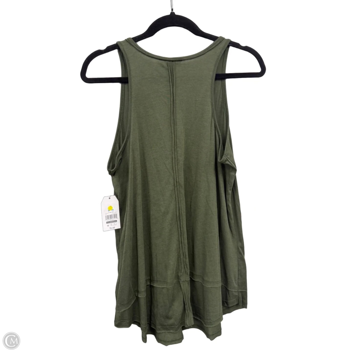 Top Sleeveless By Time And Tru In Green, Size: M