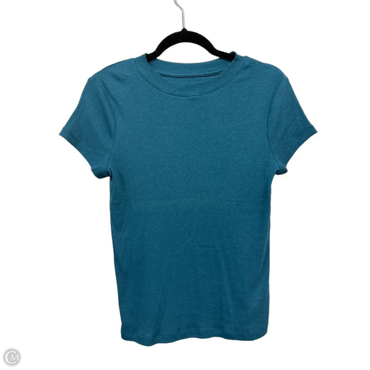 Top Short Sleeve By A New Day In Teal, Size: M