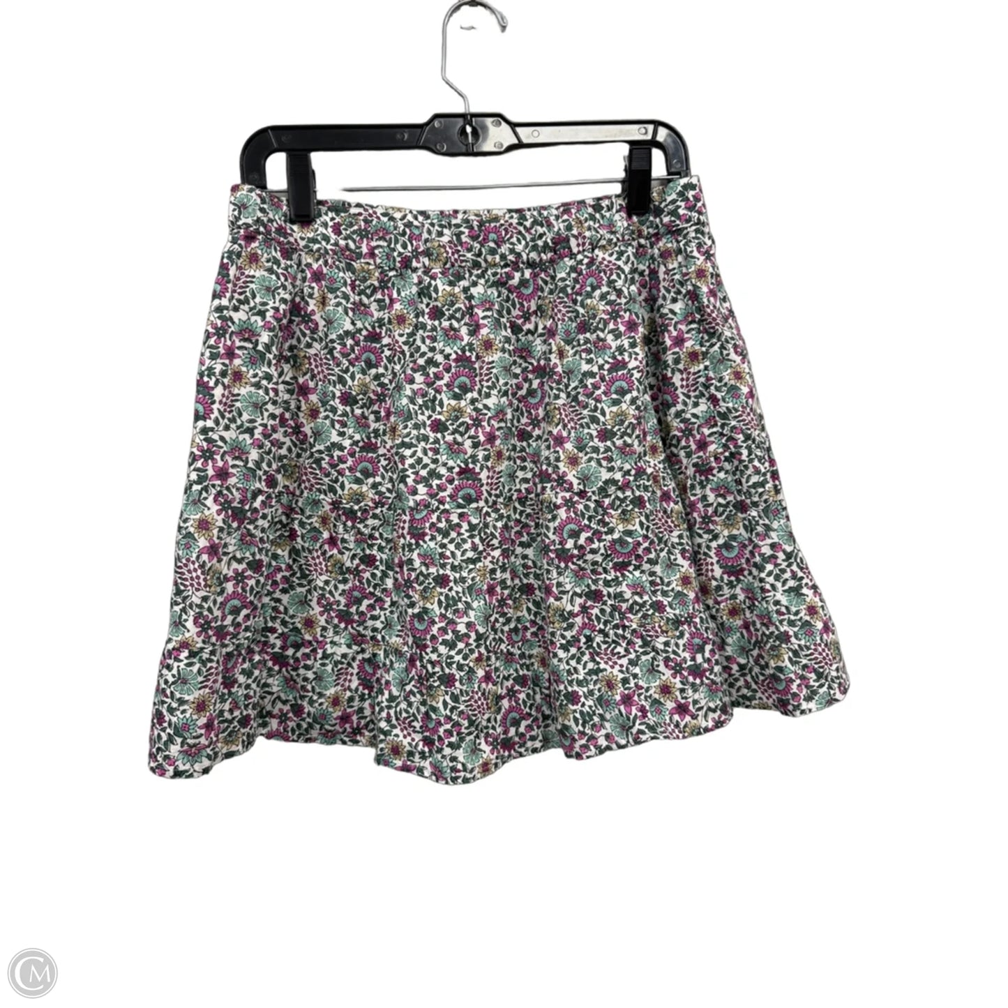 Skirt Mini & Short By J. Crew In Green & Pink, Size: S