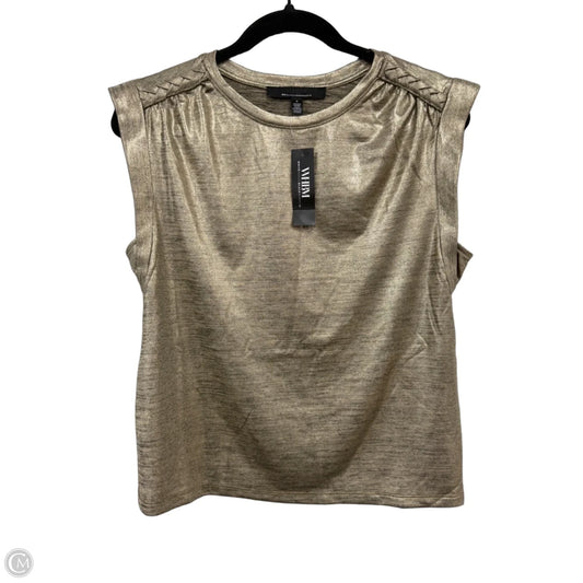 Top Sleeveless By White House Black Market In Gold, Size: S