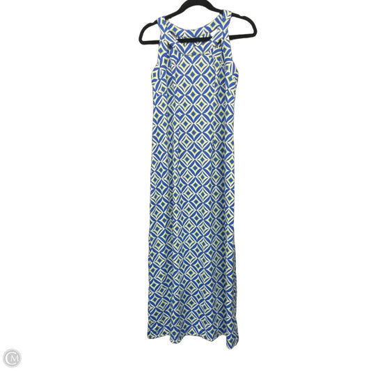 Dress Casual Midi By Lulu B In Blue & Yellow, Size: Xs