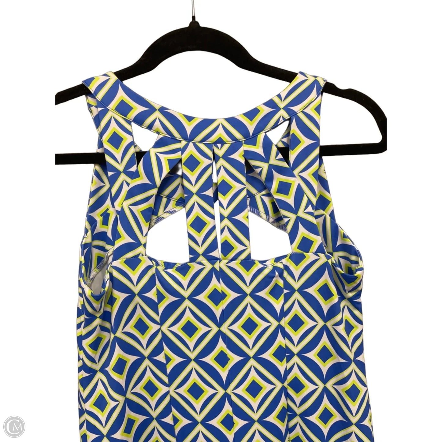 Dress Casual Midi By Lulu B In Blue & Yellow, Size: Xs
