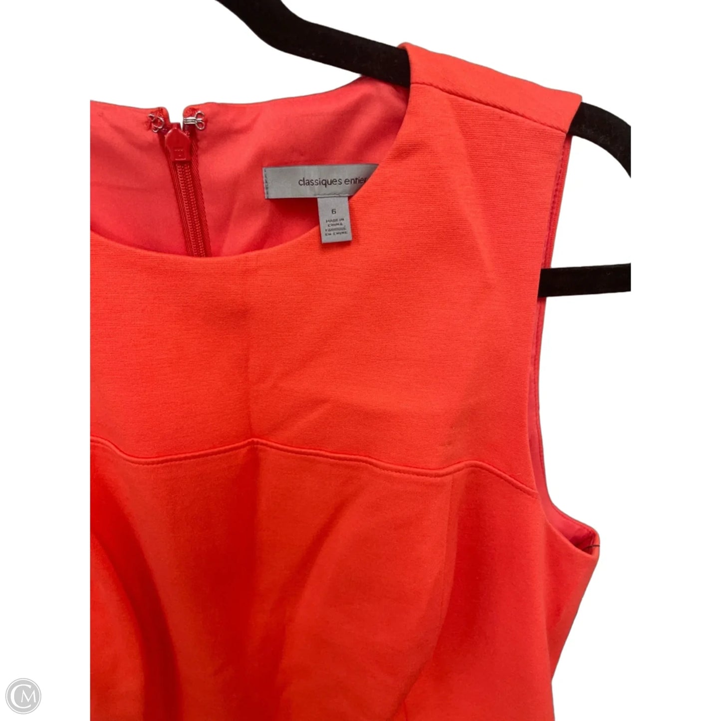 Dress Casual Midi By Clothes Mentor In Coral, Size: 6