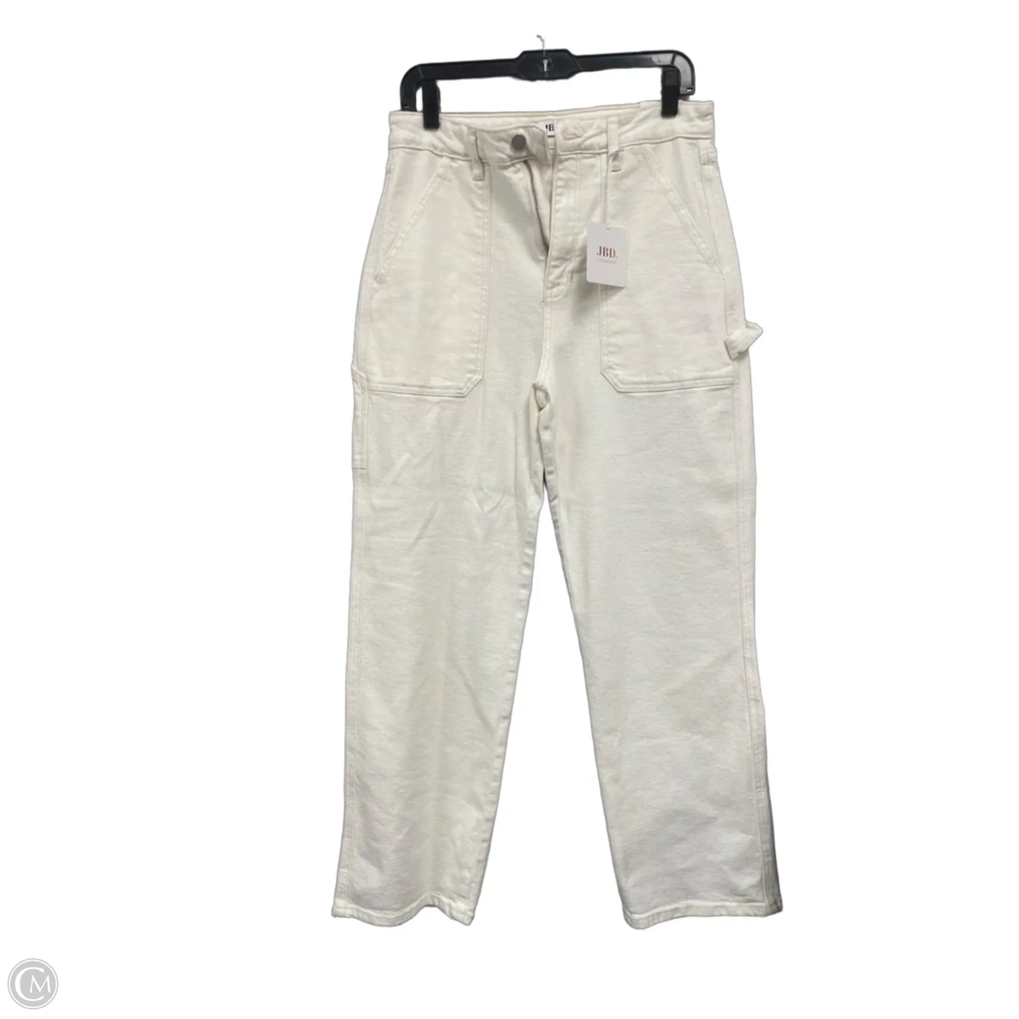 Jeans Wide Leg By Clothes Mentor In Cream, Size: 8