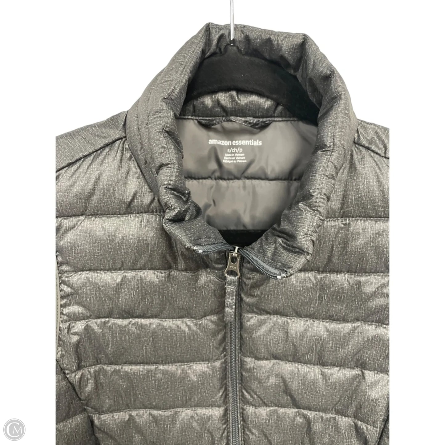 Vest Puffer & Quilted By Amazon Essentials In Grey, Size: S