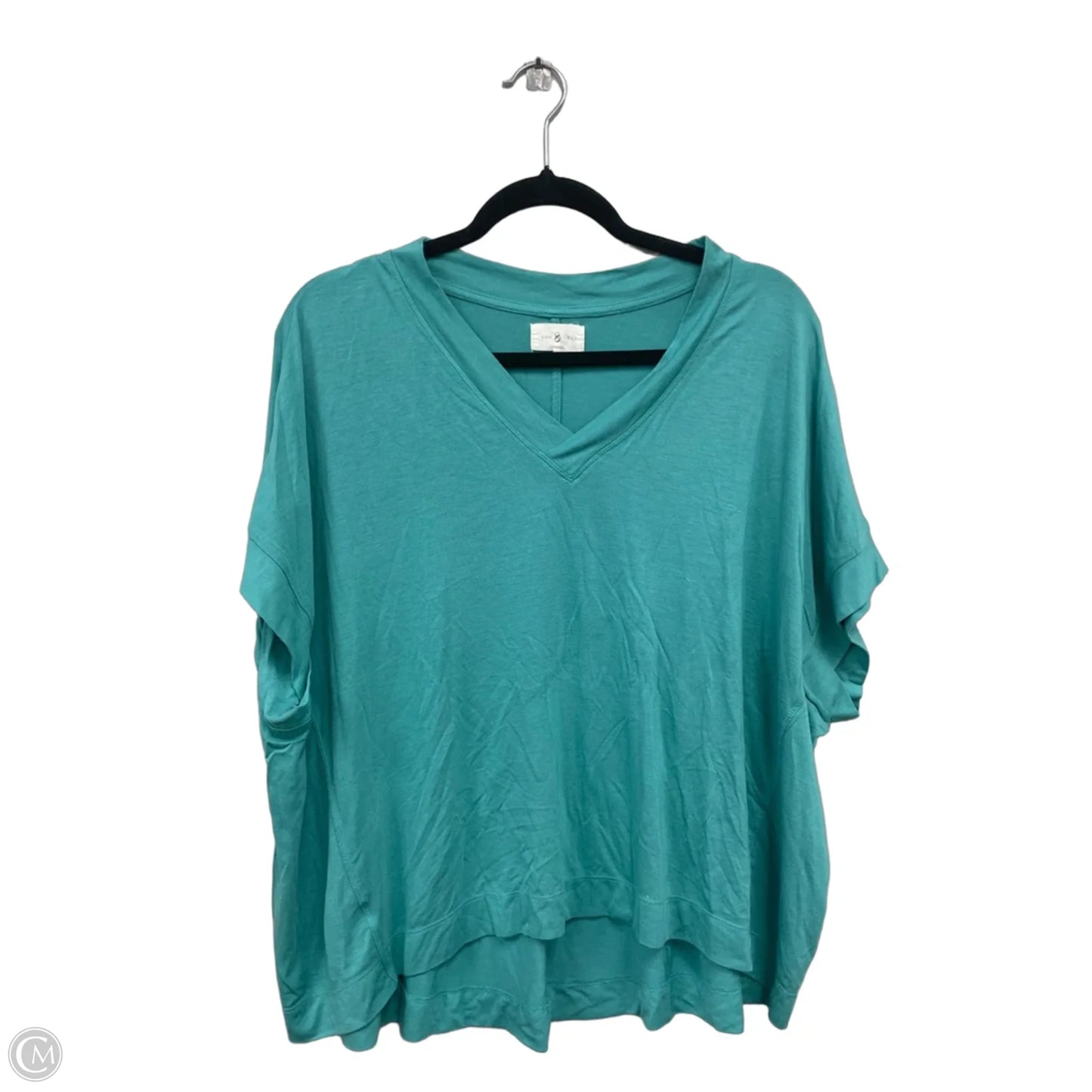 Top Short Sleeve By Lou And Grey In Green, Size: S