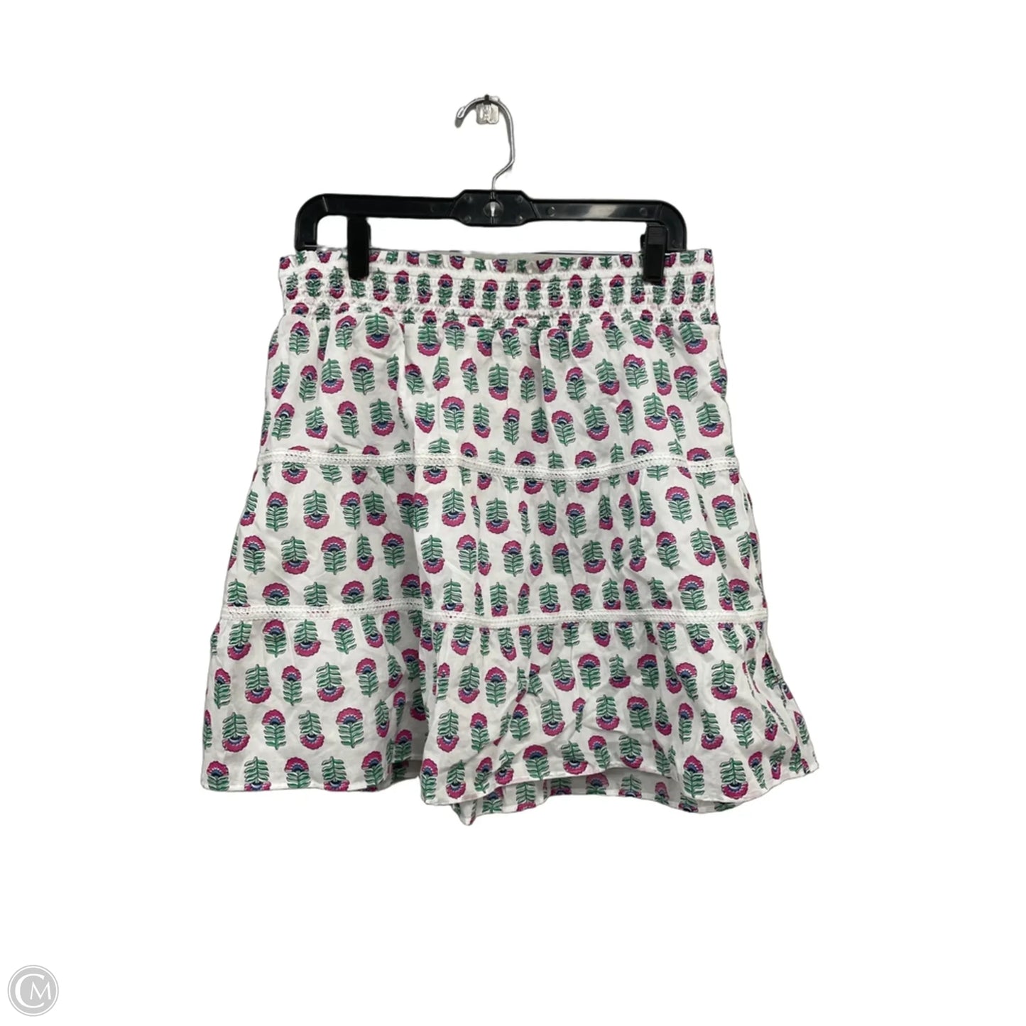Skirt Mini & Short By J. Crew In Green & Pink, Size: L