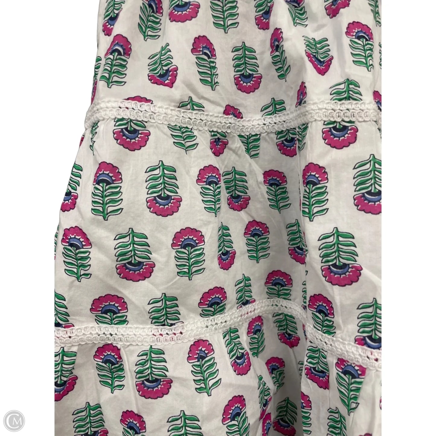 Skirt Mini & Short By J. Crew In Green & Pink, Size: L