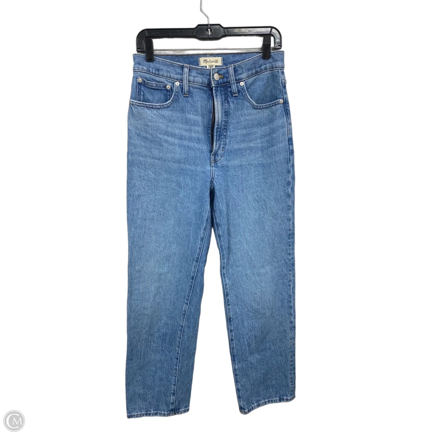 Jeans Straight By Madewell In Blue, Size: 4