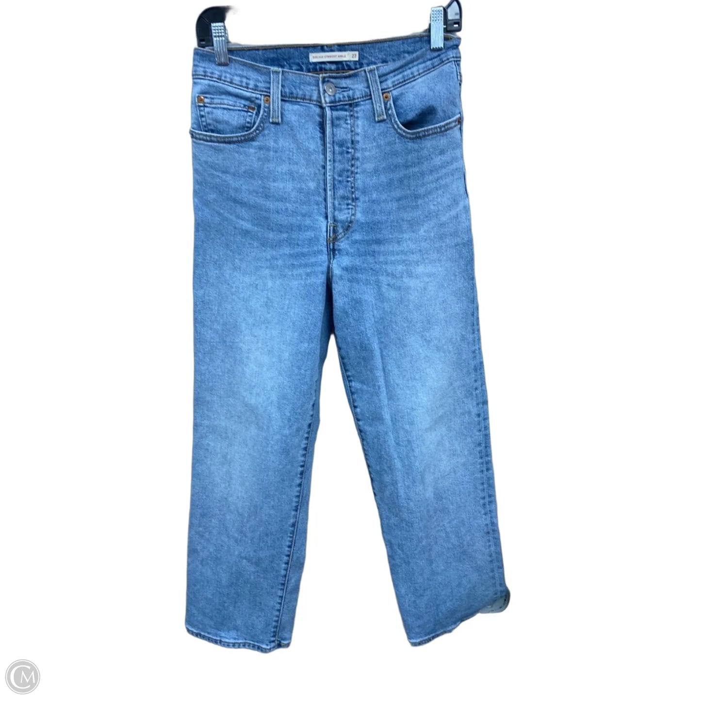 Jeans Straight By Levis In Blue, Size: 4