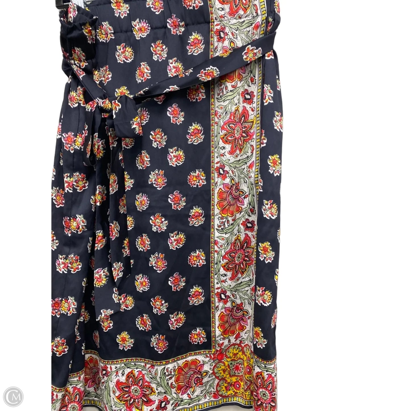 Skirt Midi By Loft In Blue & Pink, Size: L