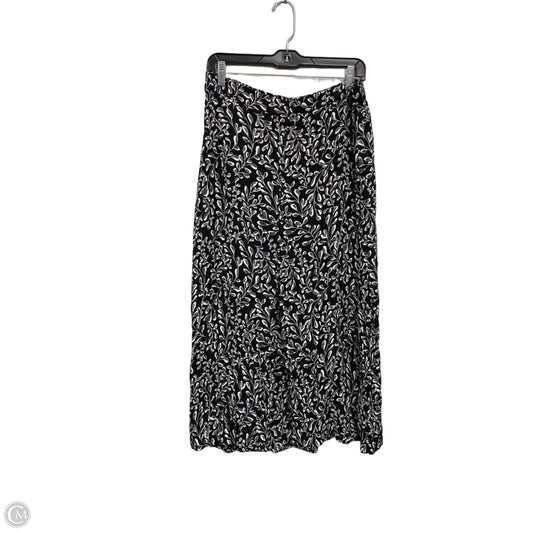 Dress Casual Midi By J. Jill In Black & White, Size: M