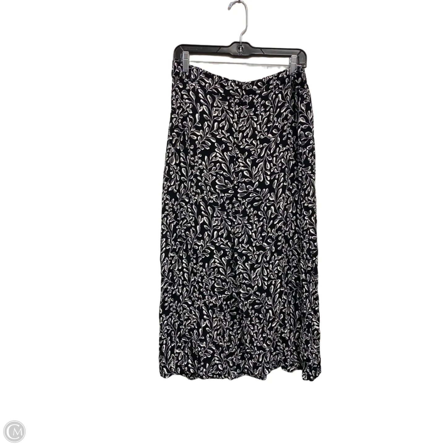 Dress Casual Midi By J. Jill In Black & White, Size: M