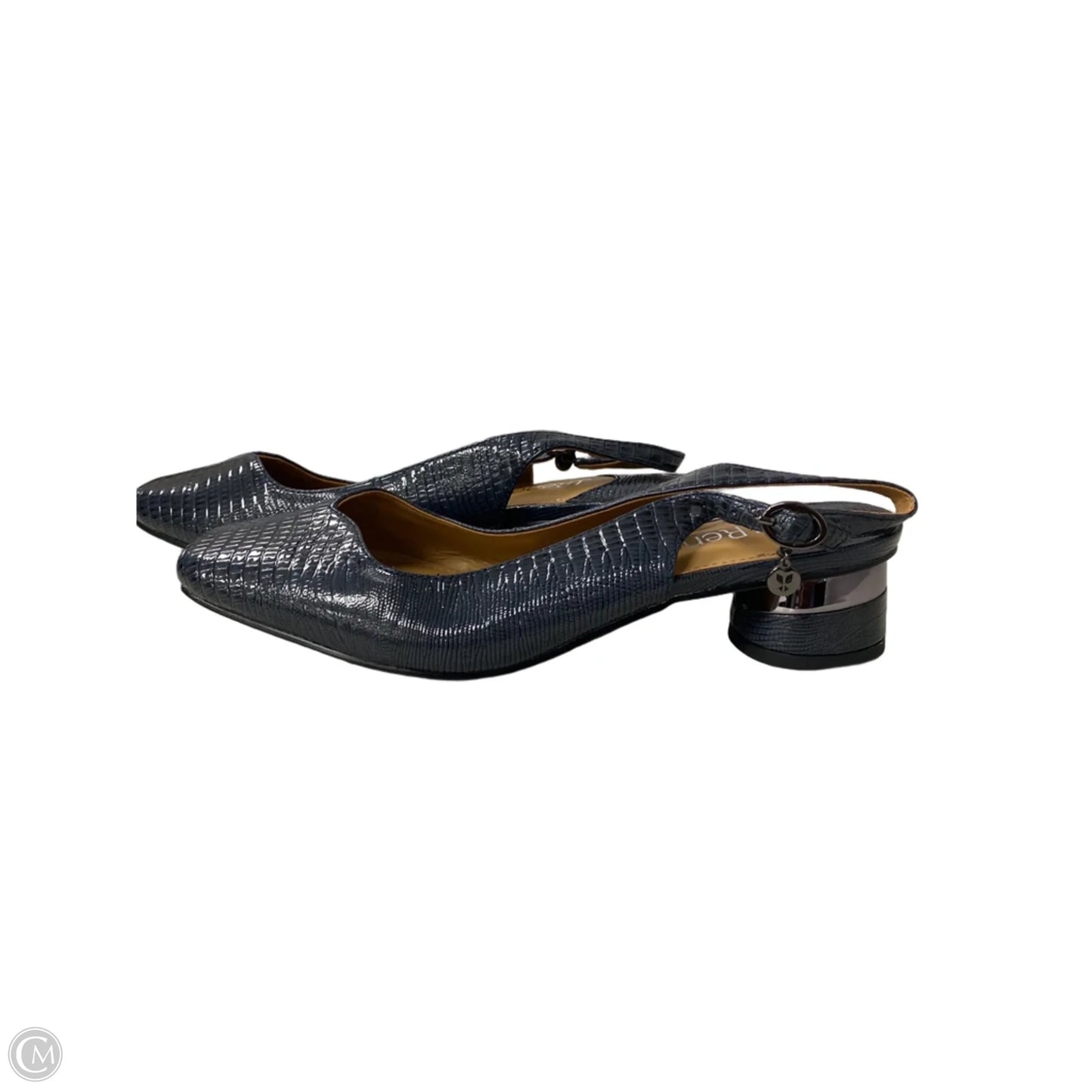 Shoes Heels Block By J Renee In Blue, Size: 7.5