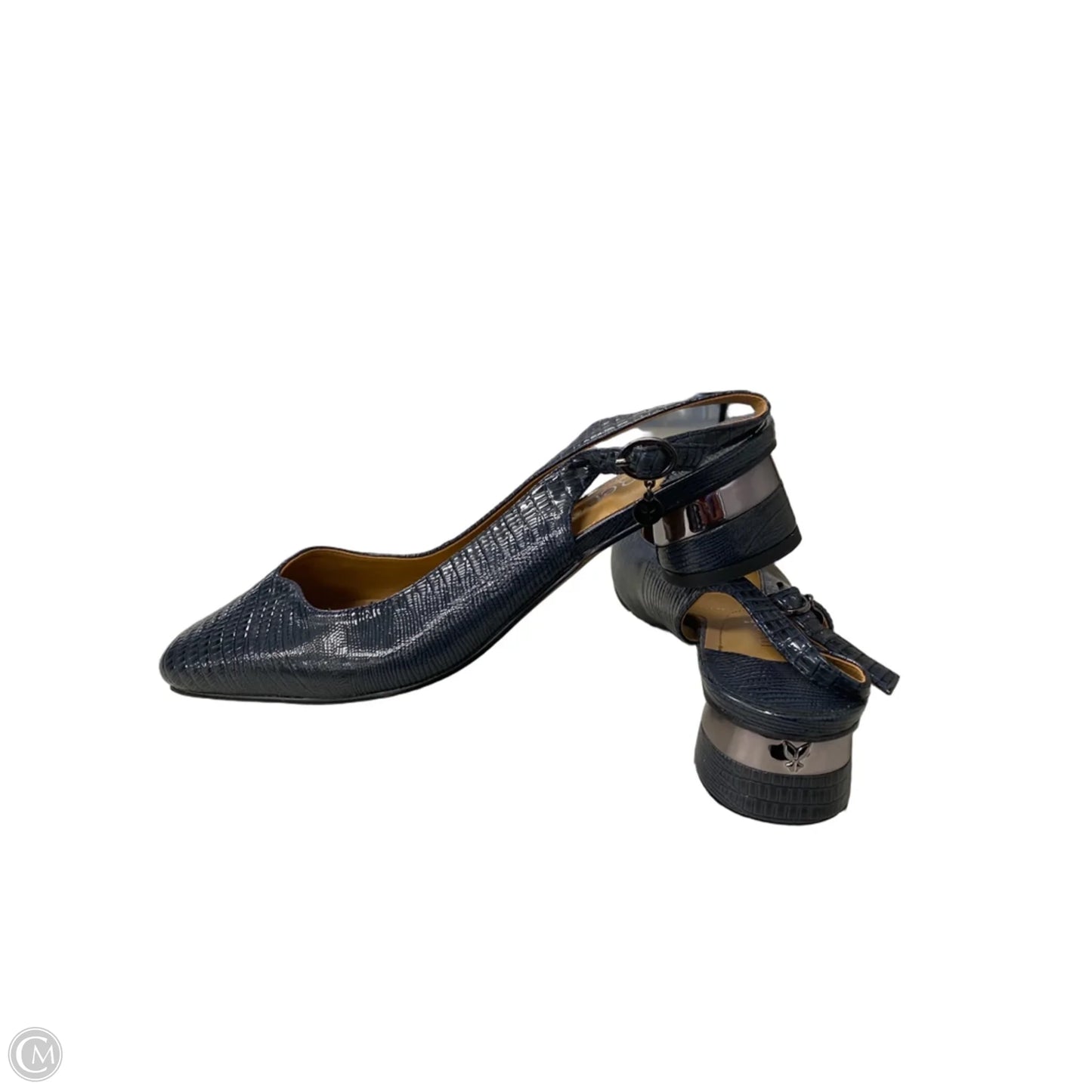 Shoes Heels Block By J Renee In Blue, Size: 7.5
