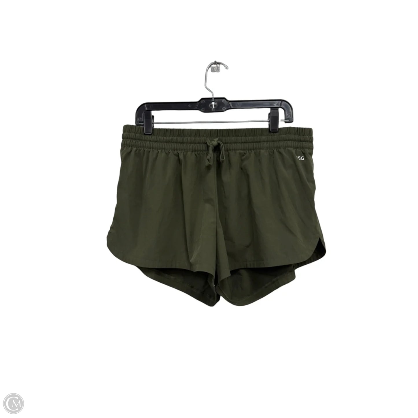 Athletic Shorts By Dsg Outerwear In Green, Size: L