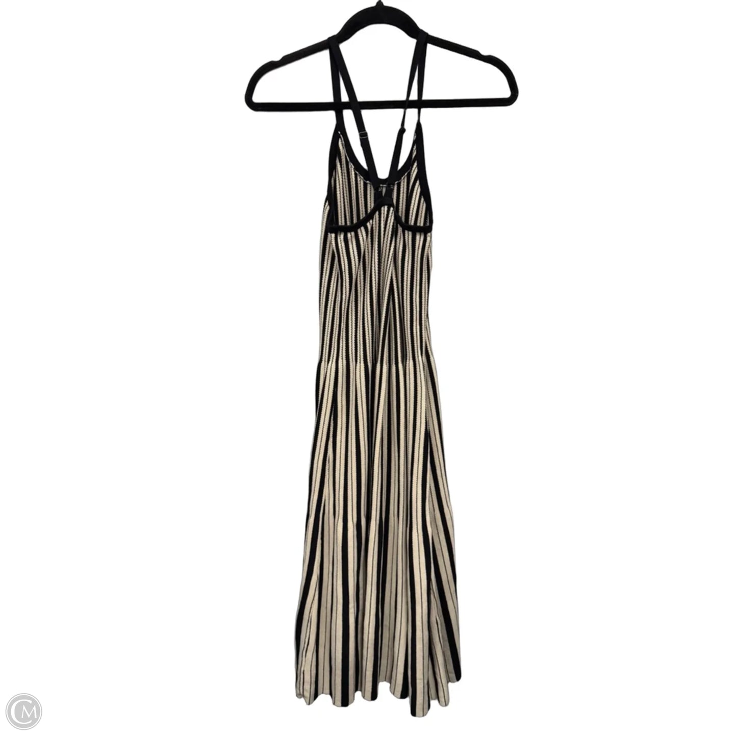 Dress Casual Midi By A New Day In Black & Tan, Size: M