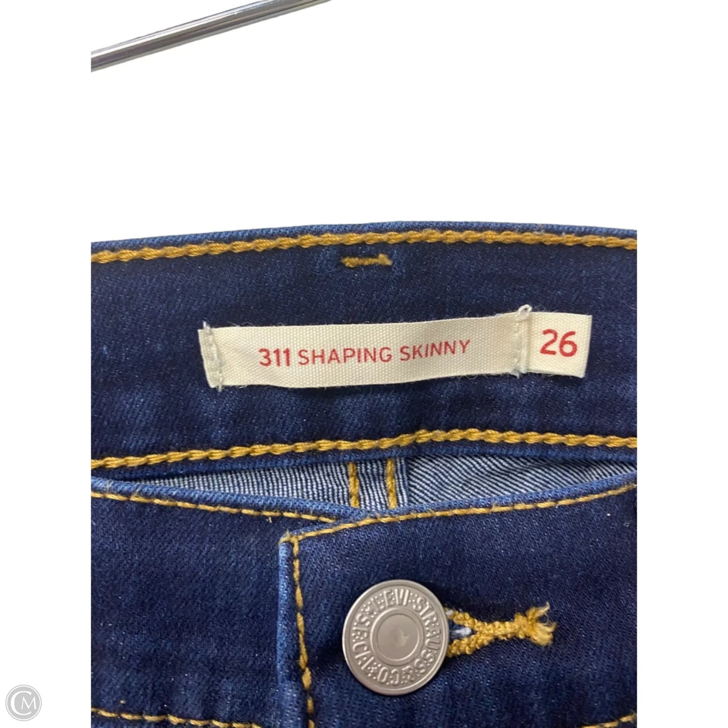 Jeans Skinny By Levis In Blue, Size: 2