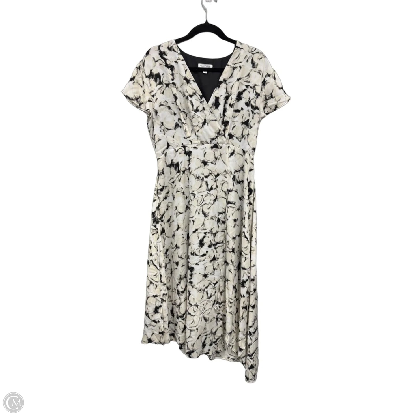 Dress Casual Midi By Prologue In Black & White, Size: M