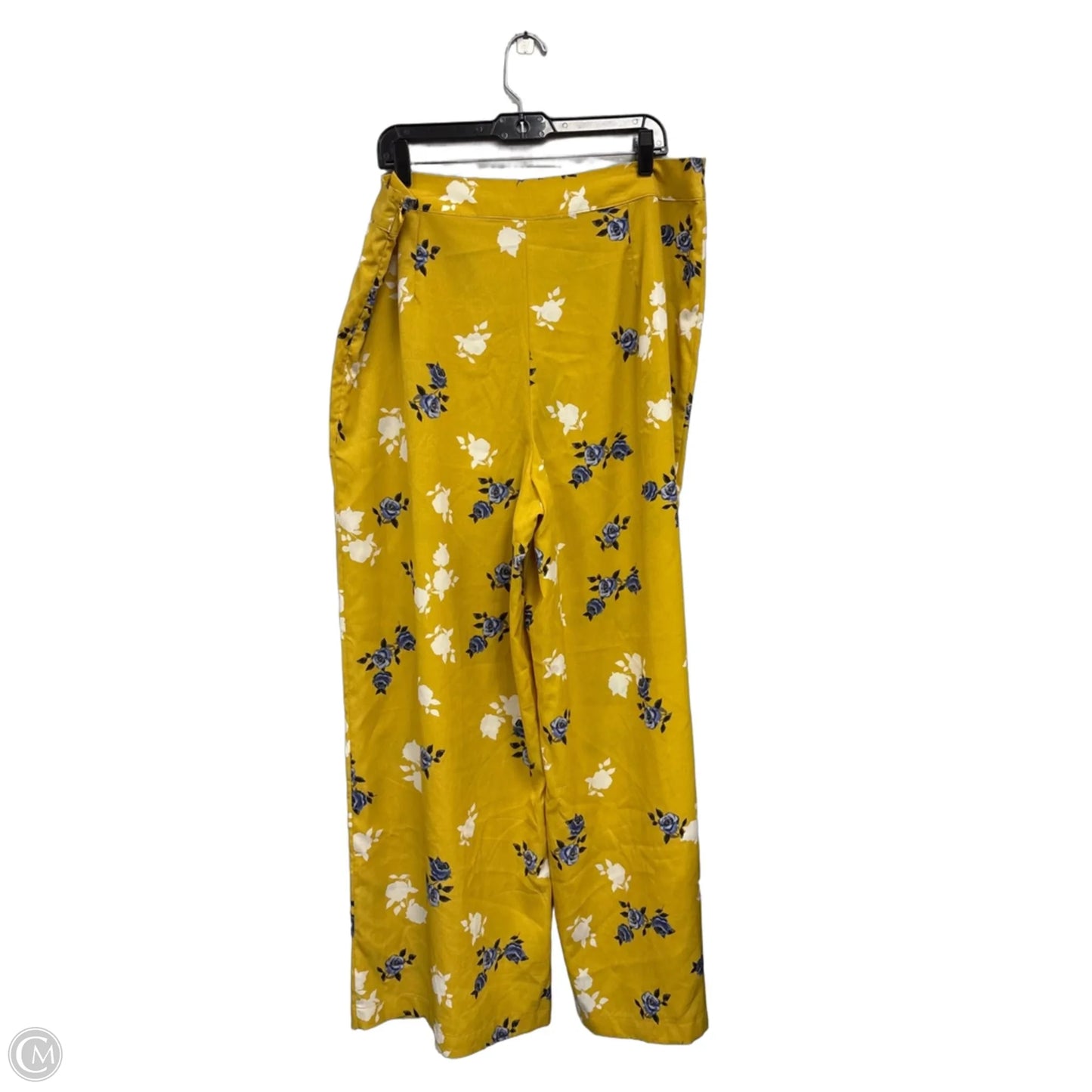 Pants Wide Leg By Xhilaration In Blue & Gold, Size: Xxl