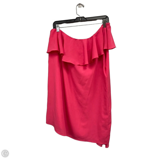 Dress Casual Short By French Connection In Pink, Size: M