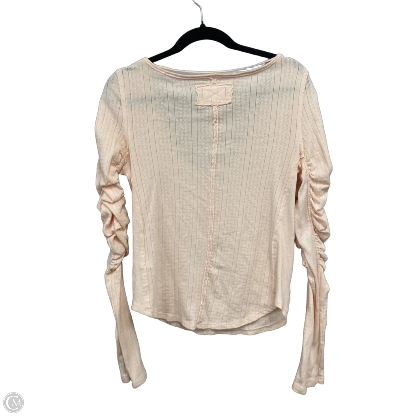 Top Long Sleeve By We The Free In Peach, Size: M
