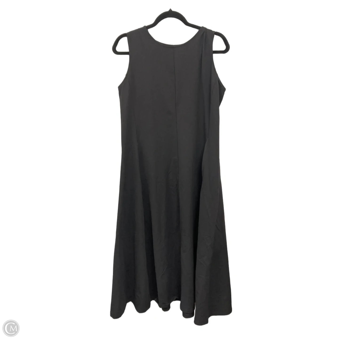 Dress Casual Midi By Uniqlo In Black, Size: L