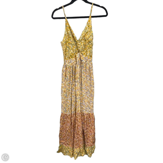 Dress Casual Maxi By Angie In Orange & Purple, Size: L