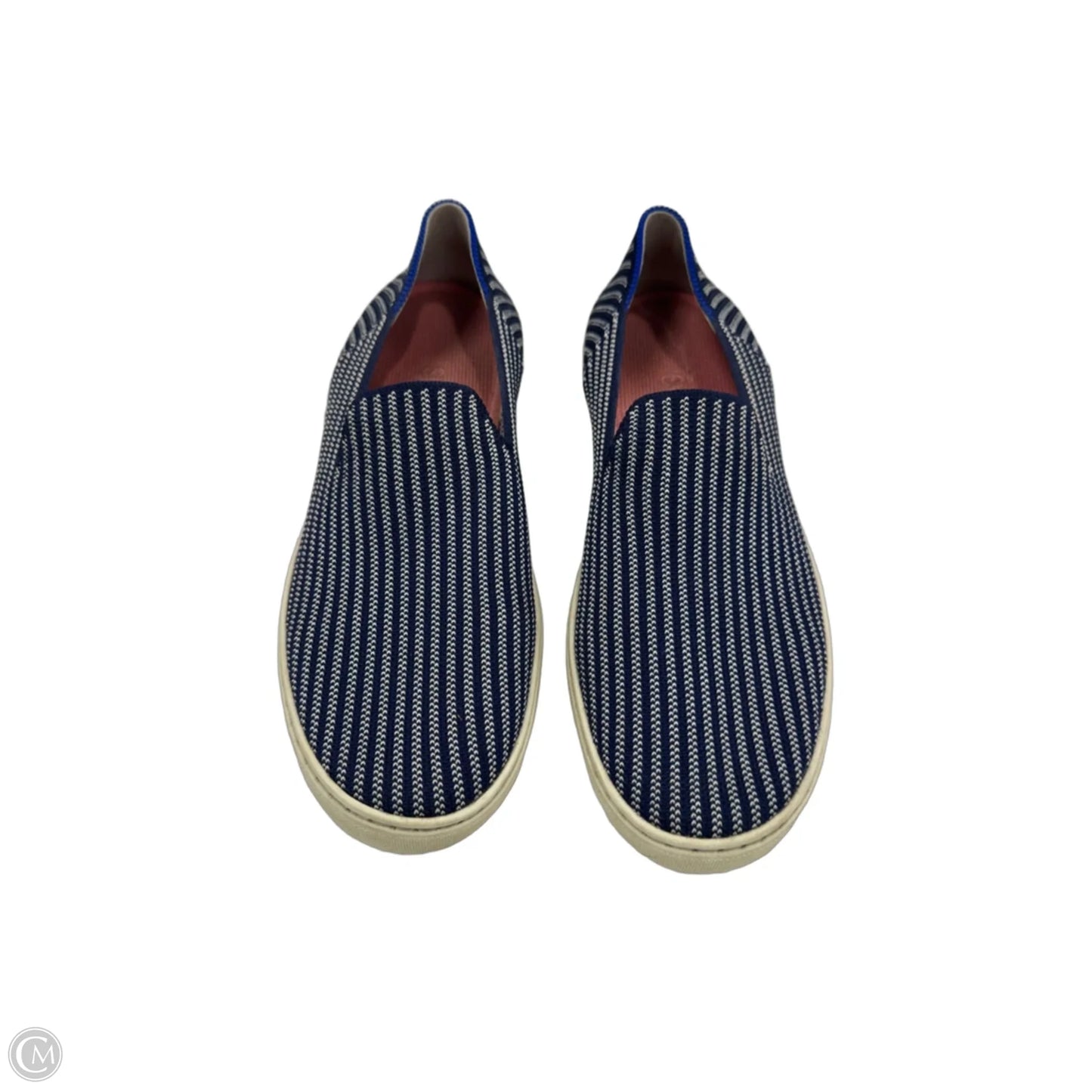 Shoes Flats By Rothys In Blue & White, Size: 8
