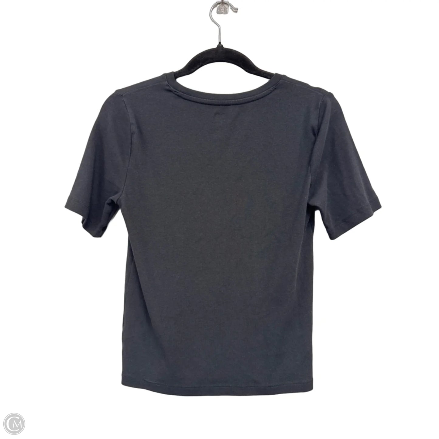 Top Short Sleeve Basic By Gap In Black, Size: M