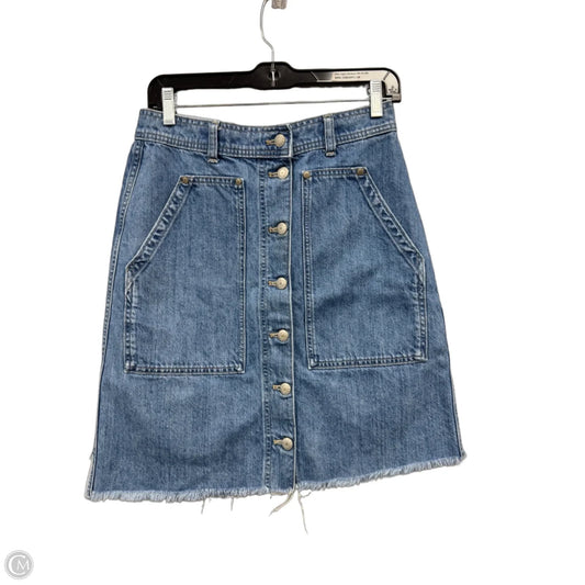 Skirt Mini & Short By Point Sur In Blue, Size: 8