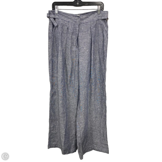 Pants Wide Leg By Max Studio In Blue & White, Size: Xl