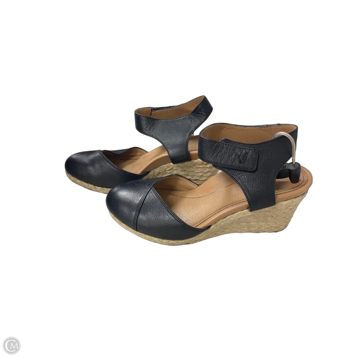 Shoes Heels Wedge By Vionic In Black, Size: 5