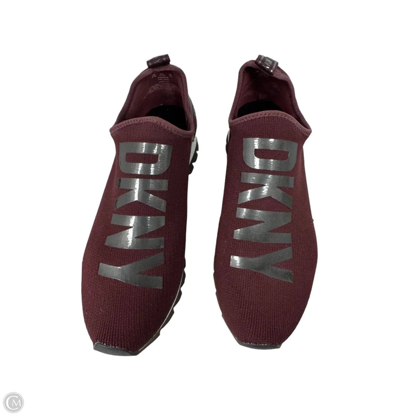 Shoes Sneakers By Dkny In Maroon, Size: 9.5