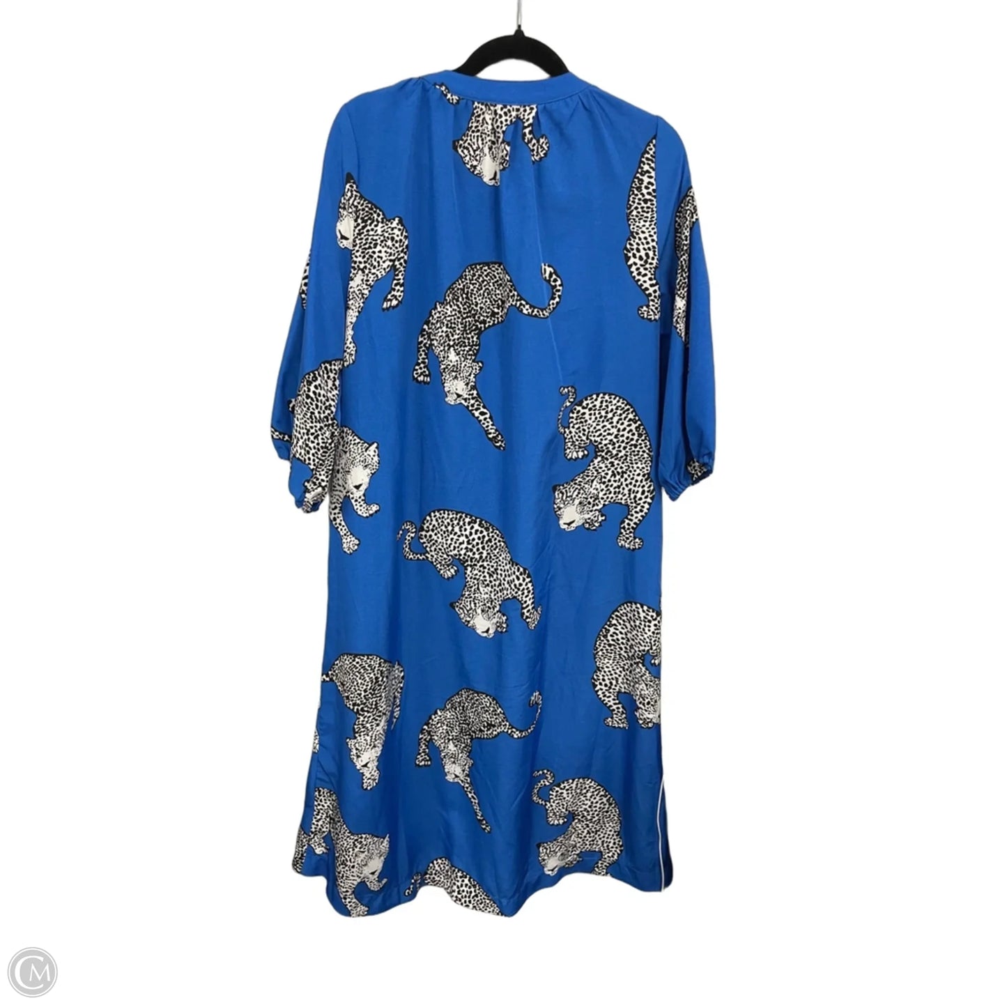 Dress Casual Midi By Umgee In Blue & White, Size: M