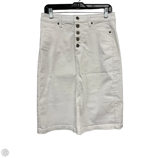 Skirt Midi By St Johns Bay In White, Size: 6