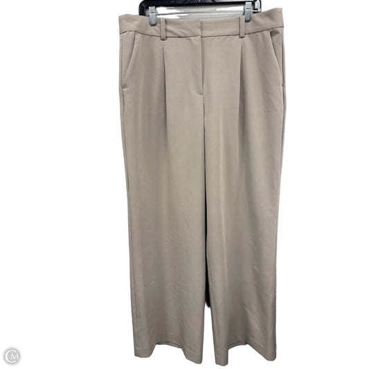 Pants Wide Leg By Loft In Tan, Size: 14