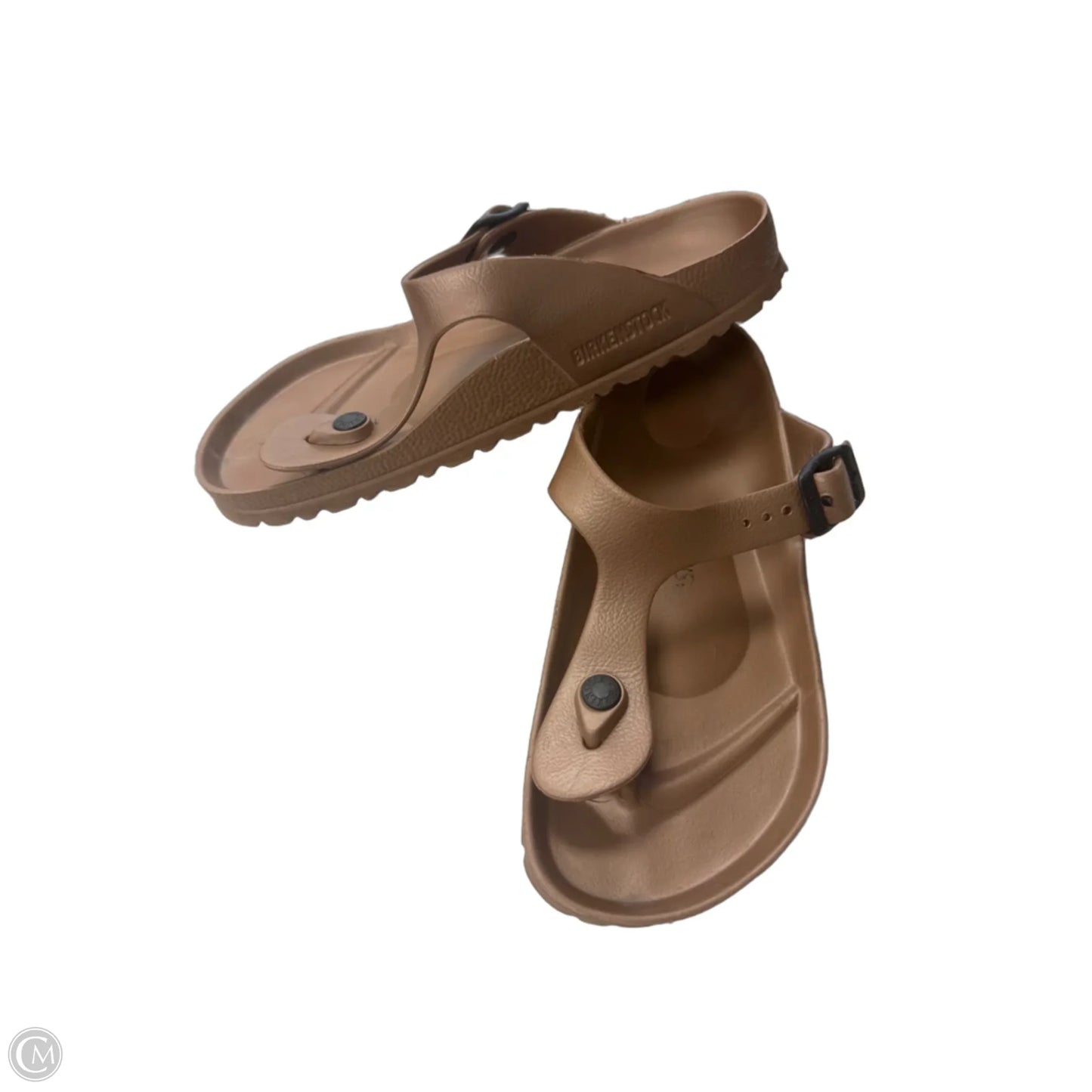 Sandals Flats By Birkenstock In Copper, Size: 6.5