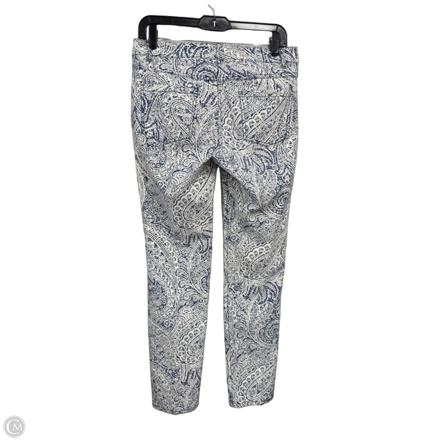 Jeans Skinny By J Mclaughlin In Blue & Cream, Size: 6